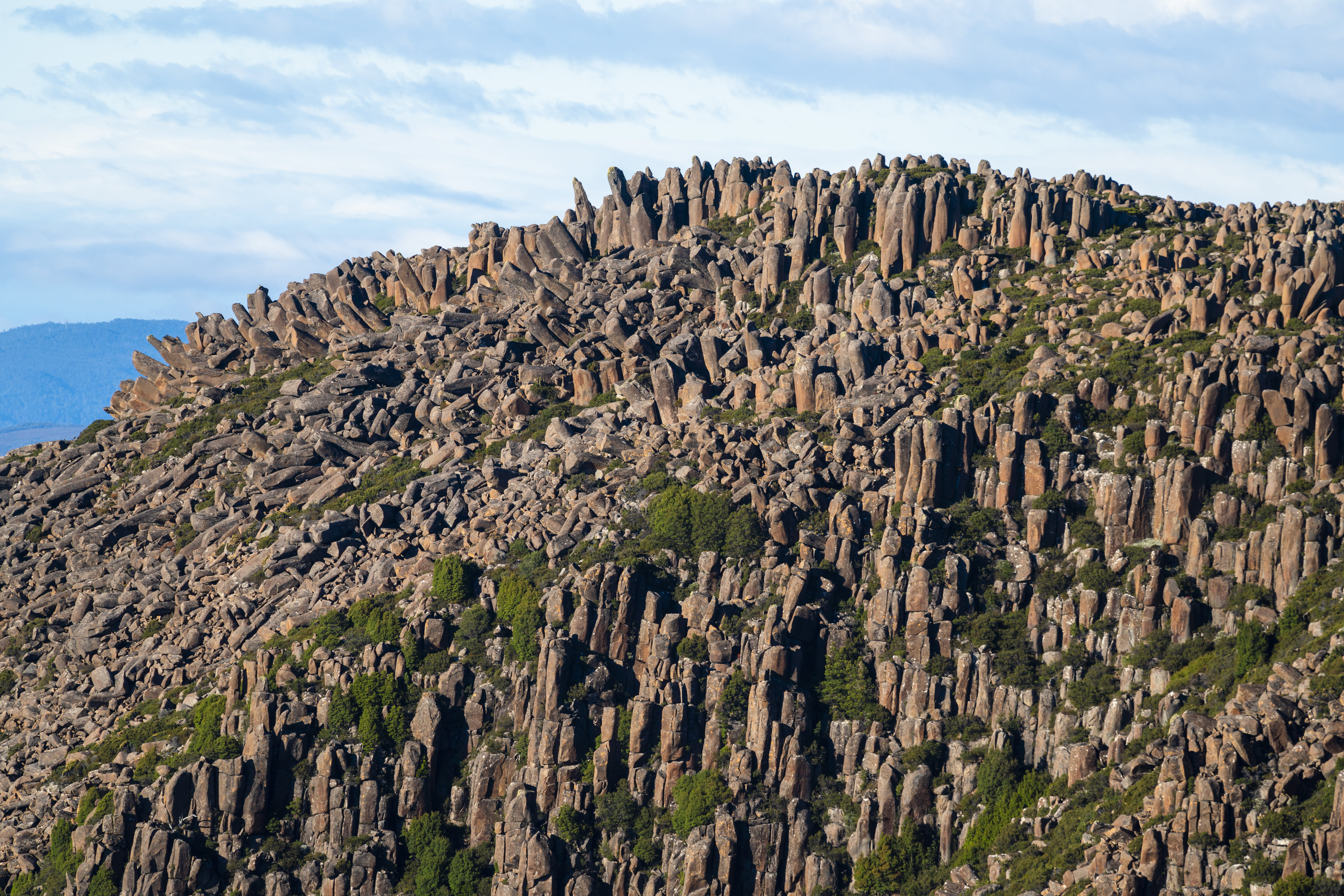 Enjoy a birds eye view from the Mount Wellington on your private geology tour