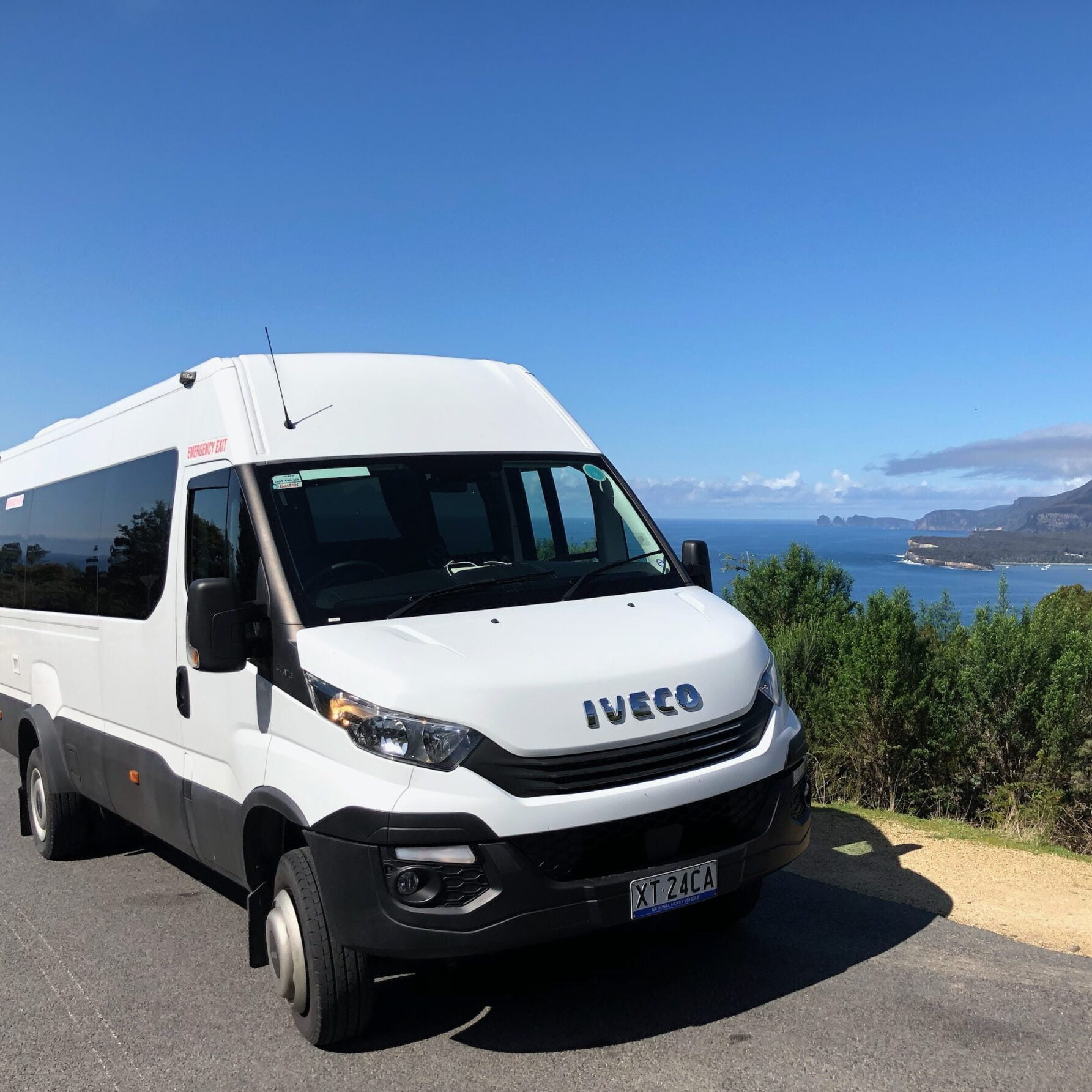 Tours around Tasmania IVECO bus